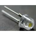 1W 8mm, wide angle 140° White LED 230,000mcd. (pack of 3). 1W 8mm, wide angle 140° White LED 230,000mcd. (pack of 3).